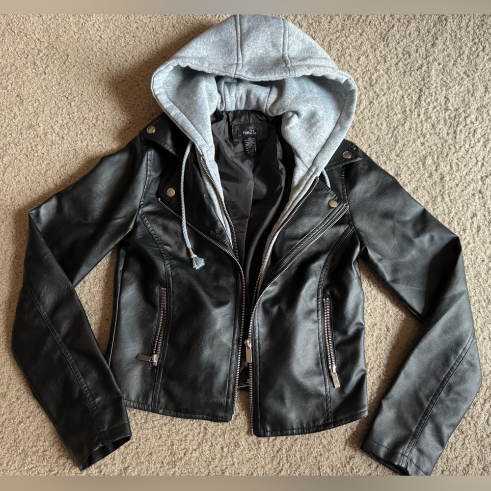 Rue 21 faux leather jacket size small